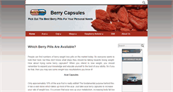 Desktop Screenshot of berrycapsules.com