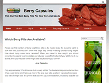 Tablet Screenshot of berrycapsules.com